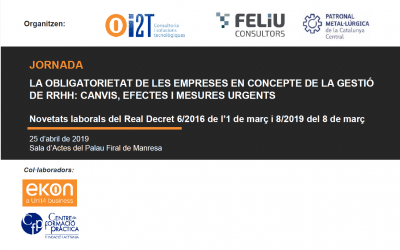 Jornada obligatoriedad de las empresas en concepto de la gestión de RRHH: Cambios, efectos y medidas urgentes
